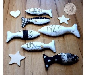 Stickserie ITH - Flip 'n Fold Fische - inkl. Schriftzüge